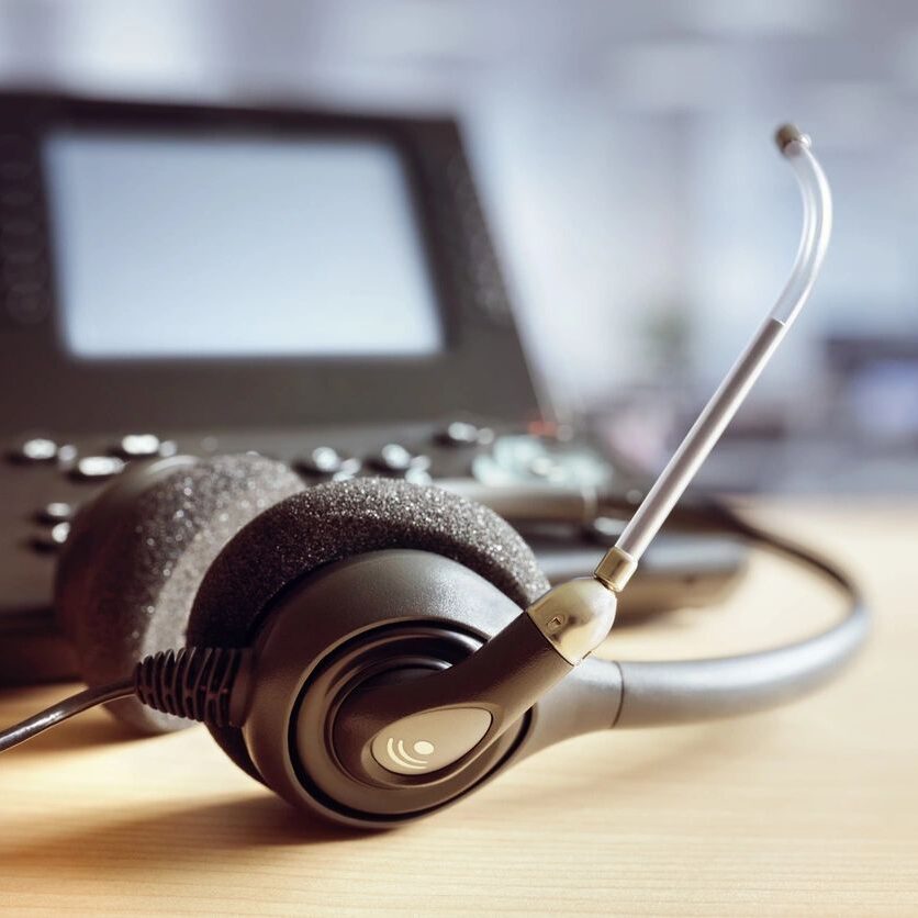 VOIP Headset for Customer Service Support